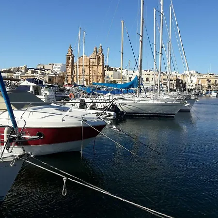 Seafront Between Valletta And Sliema Msida