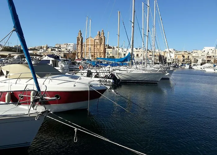 Seafront Between Valletta And Sliema Msida